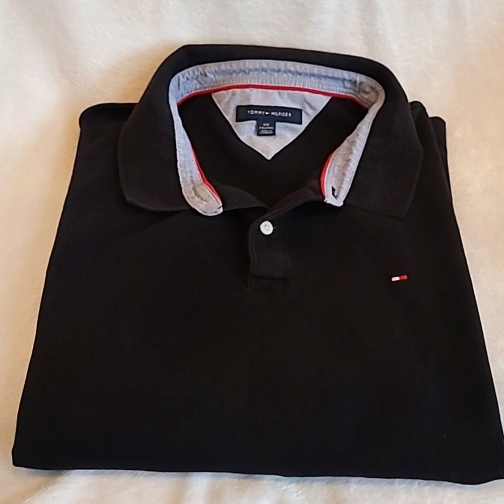 Tommy Hilfiger XXL polo dark blue